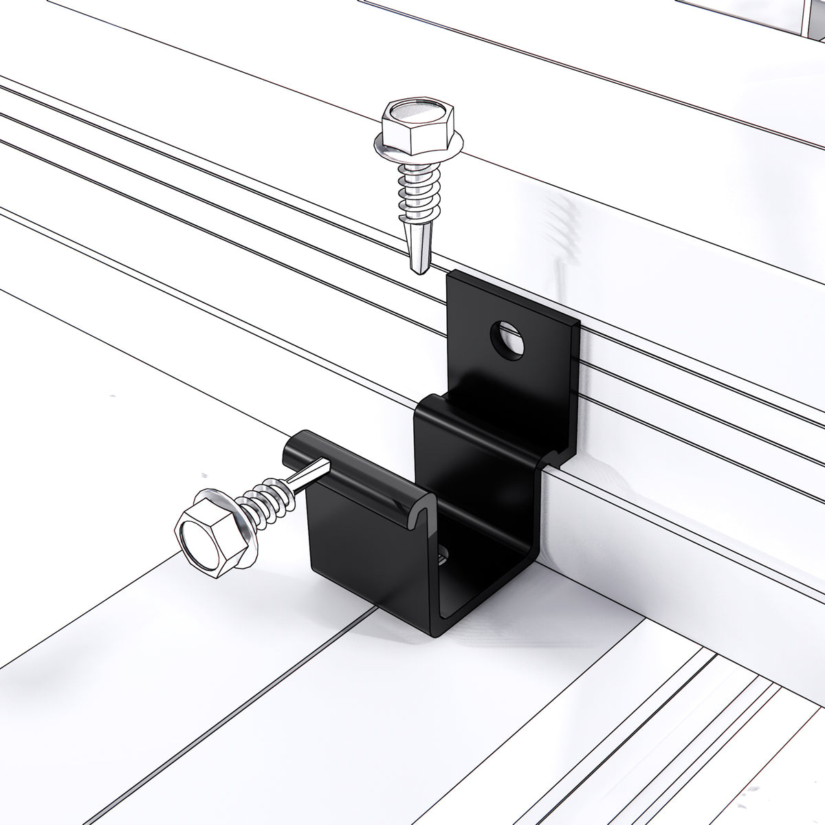 Clickdeck Hold Down Clip – 25 Pack