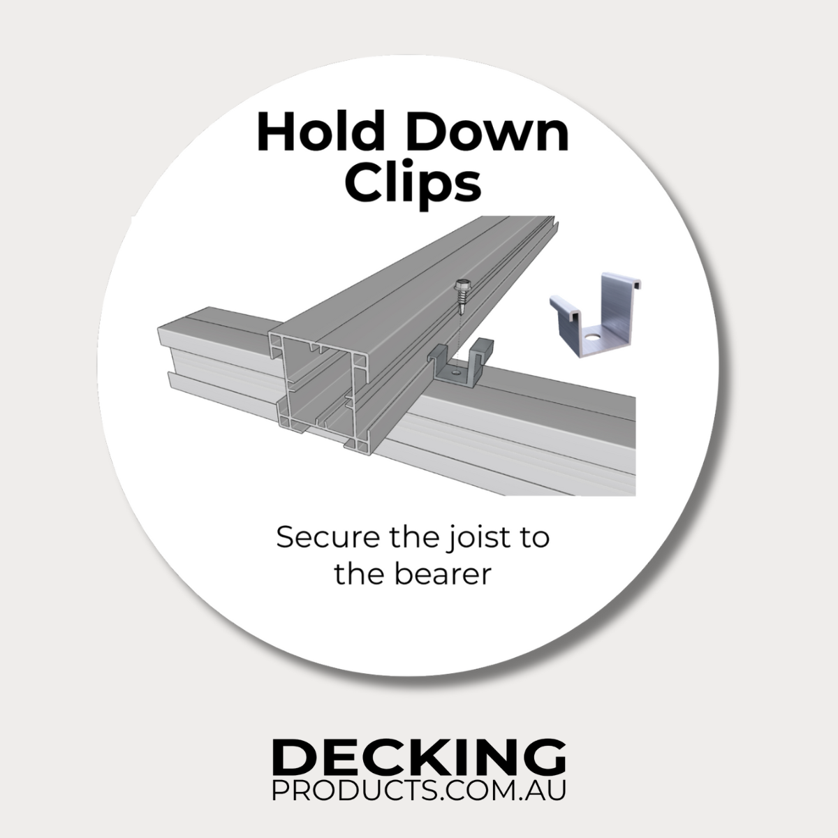 DECKING BRACKETS / CLIPS